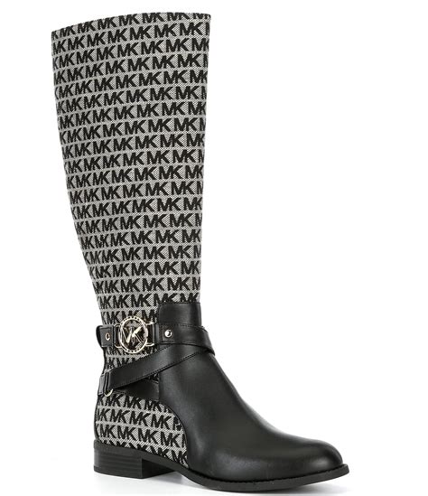 vintage michael kors boots with gold details|michael kors heel boots.